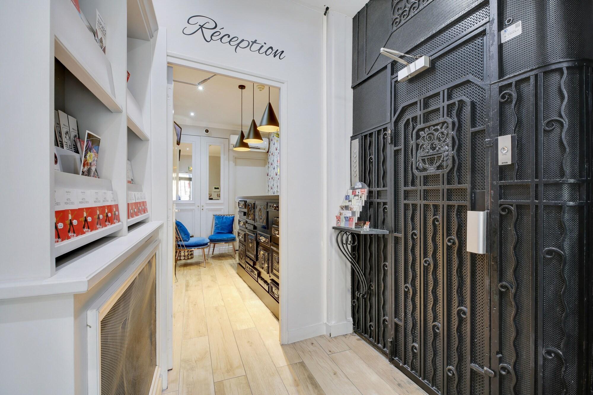 Hotel Riviera Elysees Paris Exterior foto